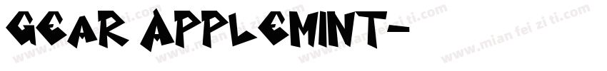 Gear Applemint字体转换